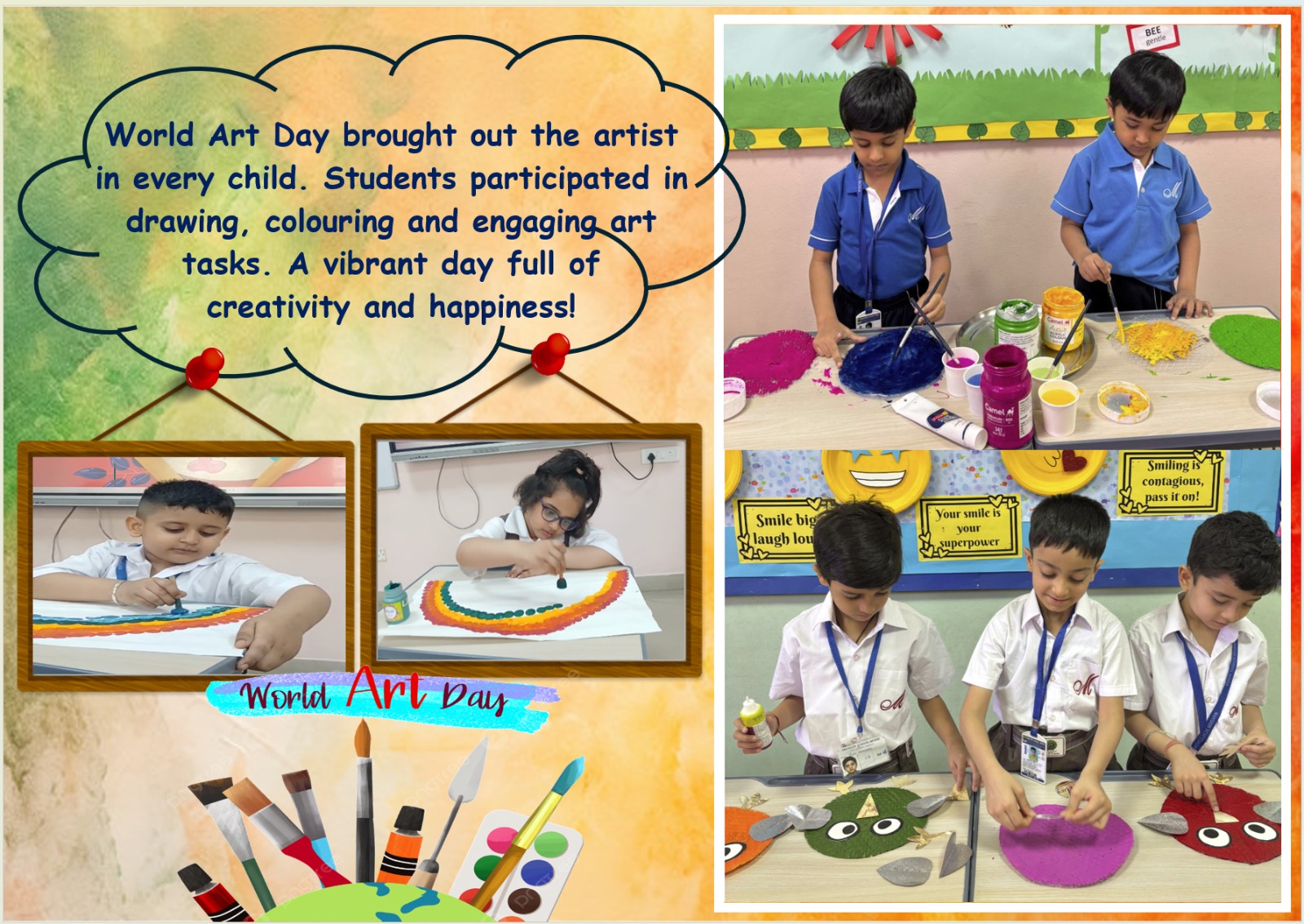 World Art Day Celebration | Pre-Primary Wing